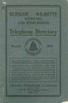 Telephone Directory [for] Glencoe, Wilmette, Winnetka and Kenilworth, March 1912