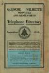 Telephone Directory for Glencoe, Wilmette, Winnetka and Kenilworth, November 1910