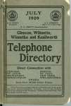 Telephone Directory for Glencoe, Wilmette, Winnetka and Kenilworth, July 1909
