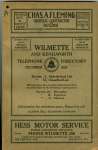 Telephone Directory for Wilmette and Kenilworth, December 1926