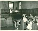 Interior of Wilmette Village Hall 1948