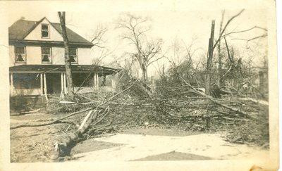 View of Wilmette after the Palm Sunday Tornado on March 28, 1920, No.32