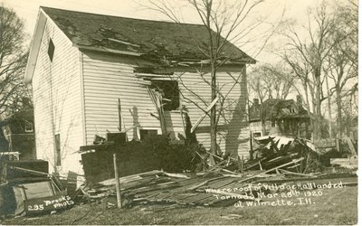 View of Wilmette after the Palm Sunday Tornado on March 28, 1920, No.17