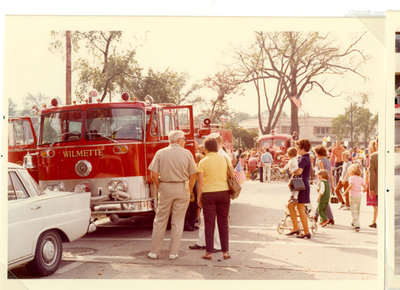 Firetruck and street scene