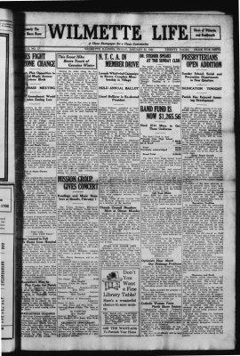 Wilmette Life (Wilmette, Illinois), 25 Jan 1924