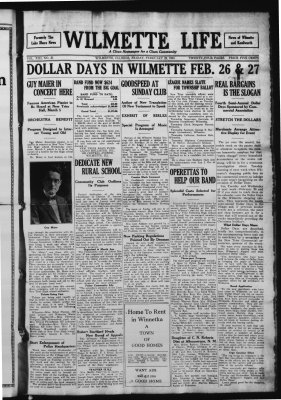 Wilmette Life (Wilmette, Illinois), 22 Feb 1924