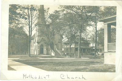 Wilmette Methodist Episcopal Church view of entrance