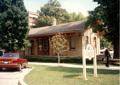 Chicago & Northwestern railroad depot built in 1873