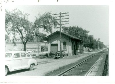 Chicago & Northwestern railroad freight depot