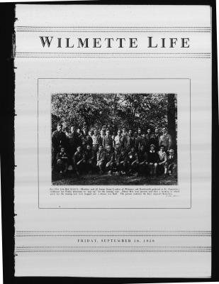 Wilmette Life (Wilmette, Illinois), 28 Sep 1928