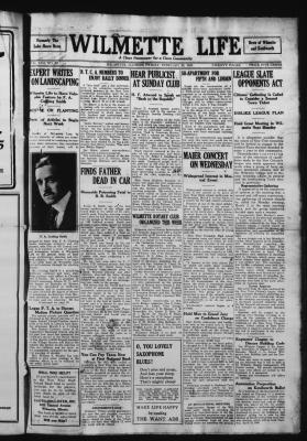 Wilmette Life (Wilmette, Illinois), 29 Feb 1924