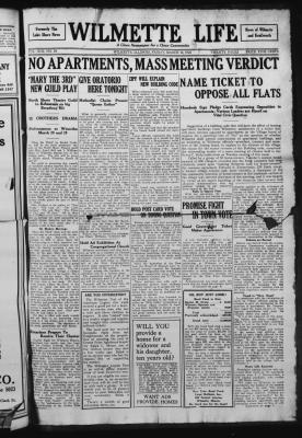 Wilmette Life (Wilmette, Illinois), 14 Mar 1924