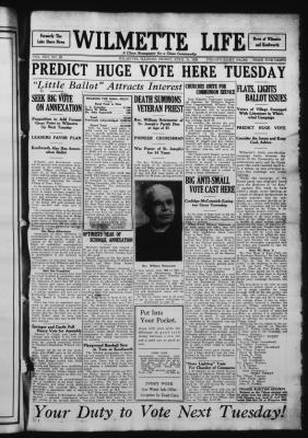 Wilmette Life (Wilmette, Illinois), 11 Apr 1924