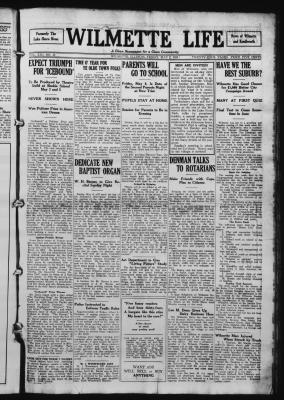 Wilmette Life (Wilmette, Illinois), 2 May 1924