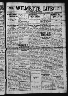 Wilmette Life (Wilmette, Illinois), 27 Jun 1924