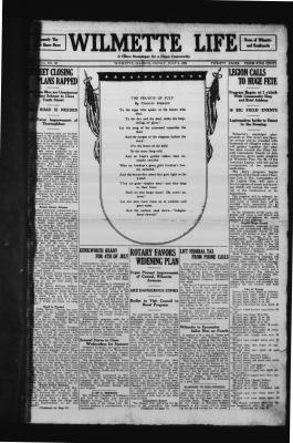 Wilmette Life (Wilmette, Illinois), 4 Jul 1924