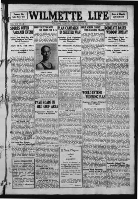 Wilmette Life (Wilmette, Illinois), 18 Jul 1924