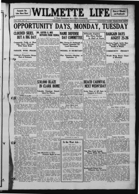 Wilmette Life (Wilmette, Illinois), 22 Aug 1924