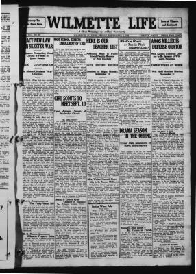 Wilmette Life (Wilmette, Illinois), 5 Sep 1924