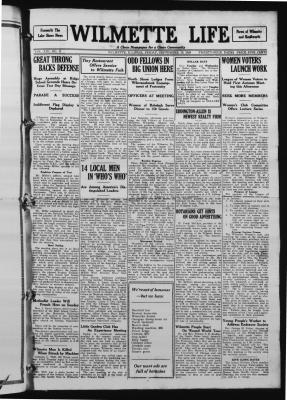 Wilmette Life (Wilmette, Illinois), 19 Sep 1924