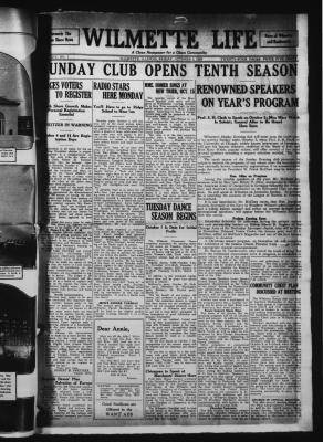 Wilmette Life (Wilmette, Illinois), 3 Oct 1924