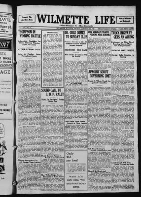 Wilmette Life (Wilmette, Illinois), 24 Oct 1924