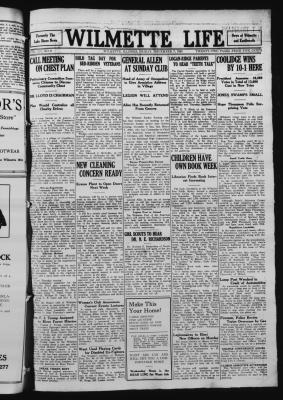 Wilmette Life (Wilmette, Illinois), 7 Nov 1924