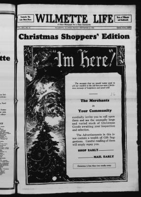 Wilmette Life (Wilmette, Illinois), 12 Dec 1924