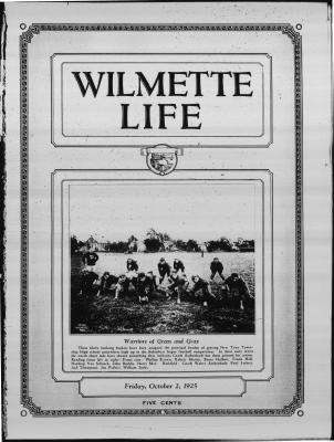 Wilmette Life (Wilmette, Illinois), 2 Oct 1925