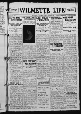 Wilmette Life (Wilmette, Illinois), 10 Oct 1924