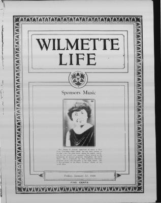 Wilmette Life (Wilmette, Illinois), 22 Jan 1926