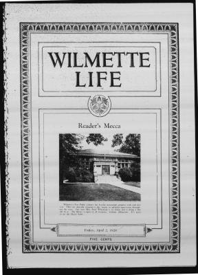 Wilmette Life (Wilmette, Illinois), 2 Apr 1926