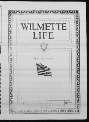 Wilmette Life (Wilmette, Illinois), 9 Apr 1926