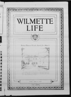 Wilmette Life (Wilmette, Illinois), 23 Apr 1926