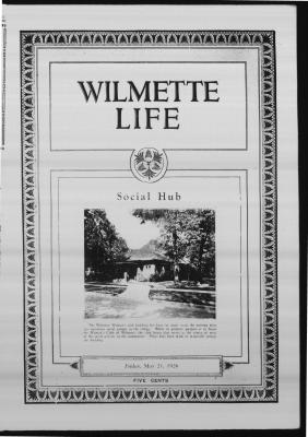 Wilmette Life (Wilmette, Illinois), 21 May 1926