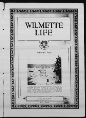 Wilmette Life (Wilmette, Illinois), 9 Jul 1926