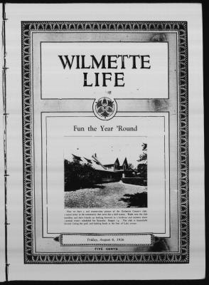 Wilmette Life (Wilmette, Illinois), 6 Aug 1926