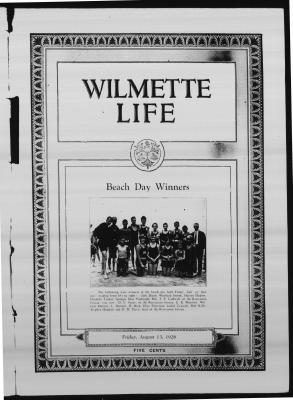 Wilmette Life (Wilmette, Illinois), 13 Aug 1926