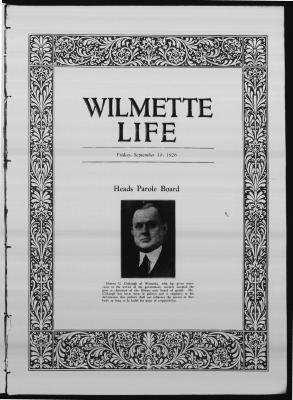 Wilmette Life (Wilmette, Illinois), 10 Sep 1926