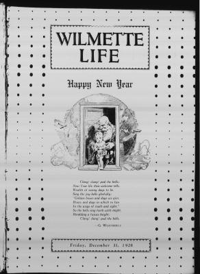 Wilmette Life (Wilmette, Illinois), 31 Dec 1926