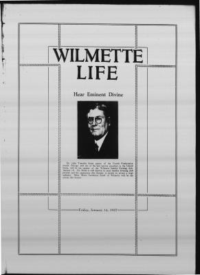 Wilmette Life (Wilmette, Illinois), 14 Jan 1927