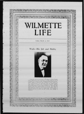 Wilmette Life (Wilmette, Illinois), 4 Mar 1927