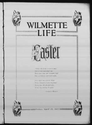 Wilmette Life (Wilmette, Illinois), 15 Apr 1927