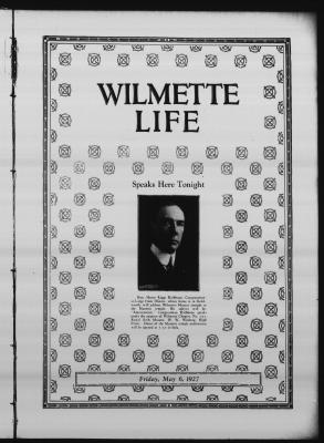 Wilmette Life (Wilmette, Illinois), 6 May 1927