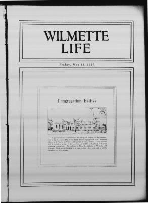 Wilmette Life (Wilmette, Illinois), 13 May 1927