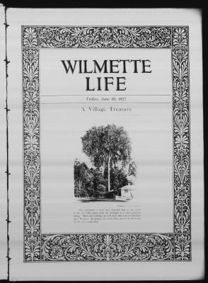 Wilmette Life (Wilmette, Illinois), 10 Jun 1927