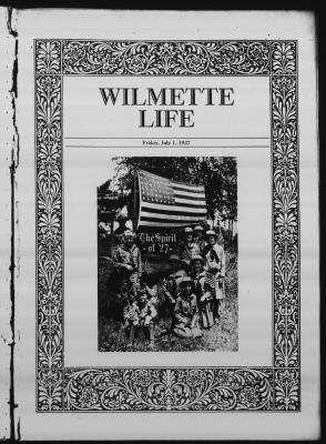 Wilmette Life (Wilmette, Illinois), 1 Jul 1927