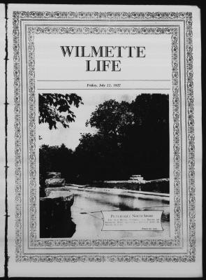 Wilmette Life (Wilmette, Illinois), 22 Jul 1927