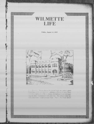 Wilmette Life (Wilmette, Illinois), 12 Aug 1927