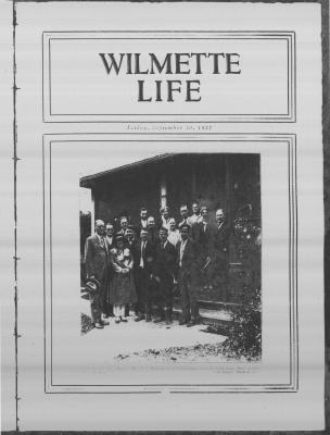 Wilmette Life (Wilmette, Illinois), 30 Sep 1927